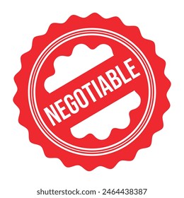 Vector de diseño de sello de goma negociable 