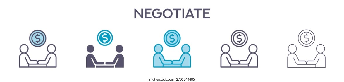 Negotiate Element For Design Graphic - Multi Styles