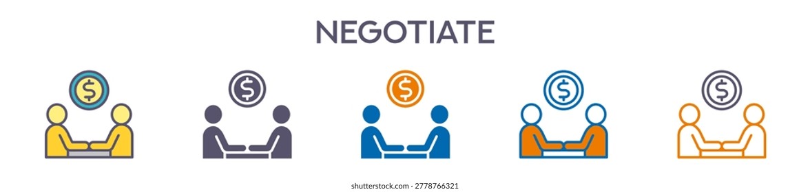 Negotiate Element For Design Graphic - Multi Styles