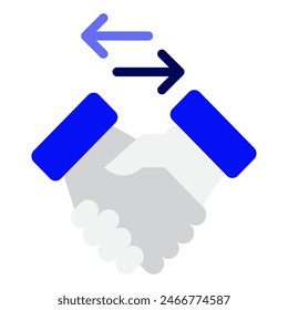 Negotiate icon for web, app, infographic, etc
