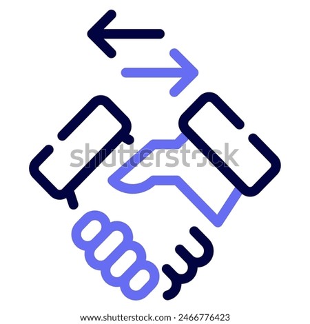 Negotiate icon for web, app, infographic, etc