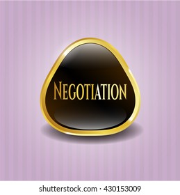 Negotiation golden emblem