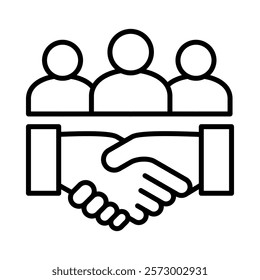 Negotiation Icon Element For Design