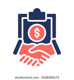 Negotiation Icon Element for Design