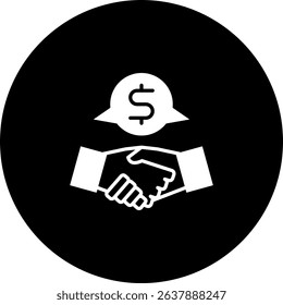 Negotiation Icon Element For Design