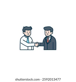 Negotiation icon symbol vector illustration isolated on white background
