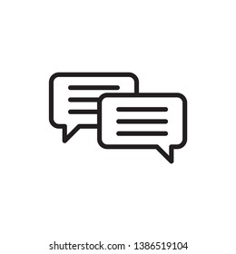 negotiation icon vector line style