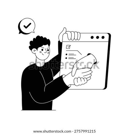 Negotiation Mastery Vector illustration. EPS 10