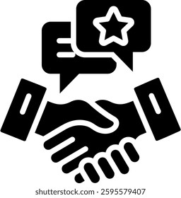 Negotiation Skills Icon Element For Design And Vector