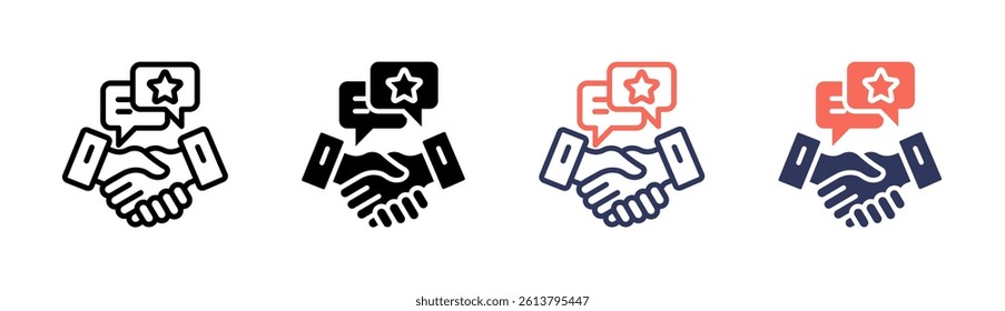 Negotiation Skills Icon Element For Design And Vector