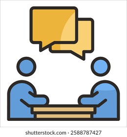 Negotiation Strategy Icon Element For Design