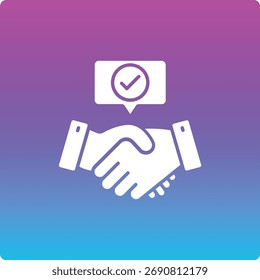 Icono de Vector de negociación. Se puede utilizar para aplicaciones de impresión, móviles y de Web.