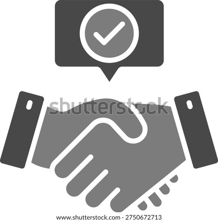 Negotiation vector icon. Can be used for printing, mobile and web applications.