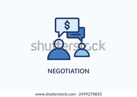 Negotiation Vector Icon Or Logo Illustration