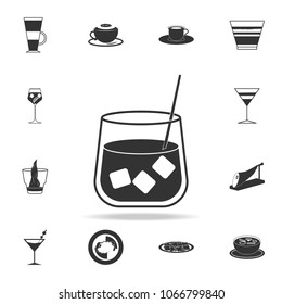 Negroni icon. Detailed set of italian foods illustrations. Premium quality graphic design icon. One of the collection icons for websites web design mobile app on white background