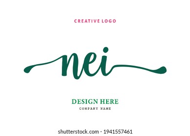 NEI lettering logo is simple, easy to understand and authoritative