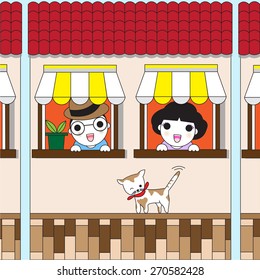 Neighborhood character illustration