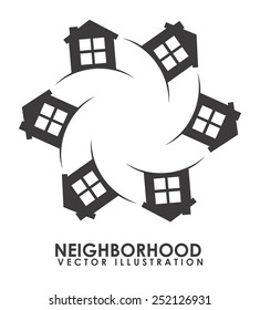 neighborhood design, vector illustration eps10 graphic 