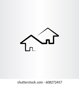 neighborhood house vector design