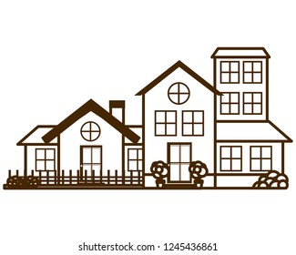 neighborhood isolated icon