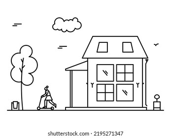 6,472 Neighborhood line illustration Images, Stock Photos & Vectors ...