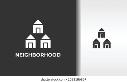 Neighborhood Vector, Icon Or Logo Sign Isolated Symbol Illustration