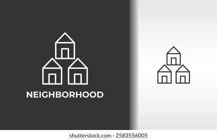 Neighborhood Vector, Icon Or Logo Sign Isolated Symbol Illustration