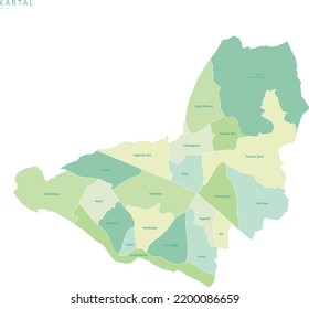 Neighbourhoods of Kartal district in Istanbul.