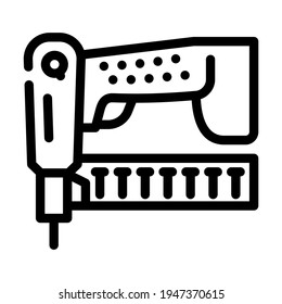 neiler tool line icon vector. neiler tool sign. isolated contour symbol black illustration