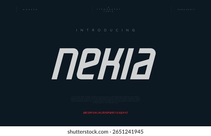 Nekia Classy elegant lettertype, vintage type of luxe premium lettertype, vector Engels koninklijk alfabet. 