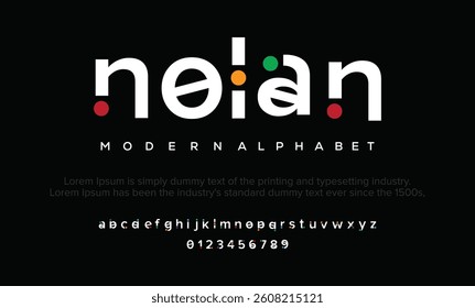 Nelan classic serif font decorative vintage retro. creative vector illustration
