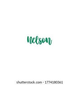 nelson mandela day, text design. Vector calligraphy. Typography poster. Usable as background.
 Nelson Mandela Day	