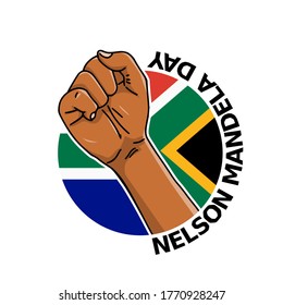 Nelson Mandela Day Vector Illustration