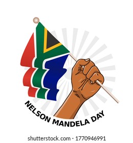 Nelson Mandela Day Vector Illustration