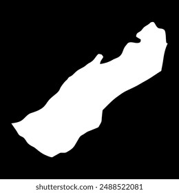 Nelson map, administrative division of New Zealand. Vector illustration.