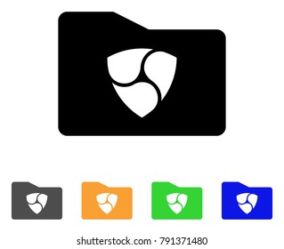 Nem Catalog icon. Vector illustration style is a flat iconic nem catalog black symbol with gray, yellow, green, blue color variants. Designed for web and software interfaces.