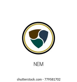 NEM Coin Vector Icon