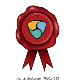 Nem Cryptocurrency Wax Seal