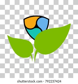 Nem Eco Project vector pictogram. Illustration style is flat iconic symbol on a chess transparent background.