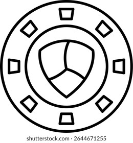 Nem Filled Style Icon Design