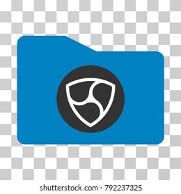 Nem Purse vector icon. Illustration style is flat iconic symbol on a chess transparent background.