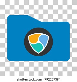 Nem Purse vector icon. Illustration style is flat iconic symbol on a chess transparent background.