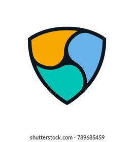 Nem (XEM)  logo icon. Cryptocurrency / altcoin.