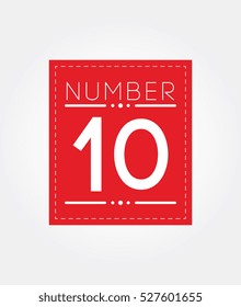 nember ten - 10