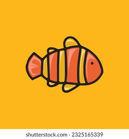 The Nemo fish icon is suitable for your cool logo