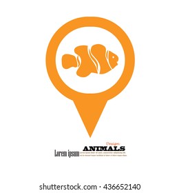 nemo fish.beautiful fishvector illustration.