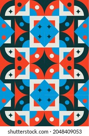 ilustración de vector geométrico neo abstracto para fondo