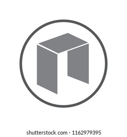 neo coin icon. criptocurrency symbol vector design 