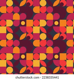 Neo geo pattern. Made with colorful geometric shapes, it is ideal for web backgrounds, cover pages,s and prints.