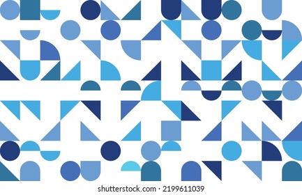 Neo Geometric Abstract Illustration. Modern Neo Geometric Pattern Vector Illustration